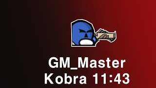 [DDnet/Teeworlds] Kobra Speedrun (GM_Master&돌멩이)
