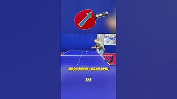 How to have HOOK SERVE back spin - Table tennis tutorial