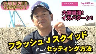 フラッシュJスクイッド　セッティング方法
