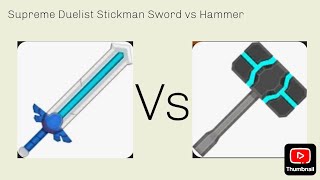 Supreme Duelist Tournament #1 Sword Vs Hammer