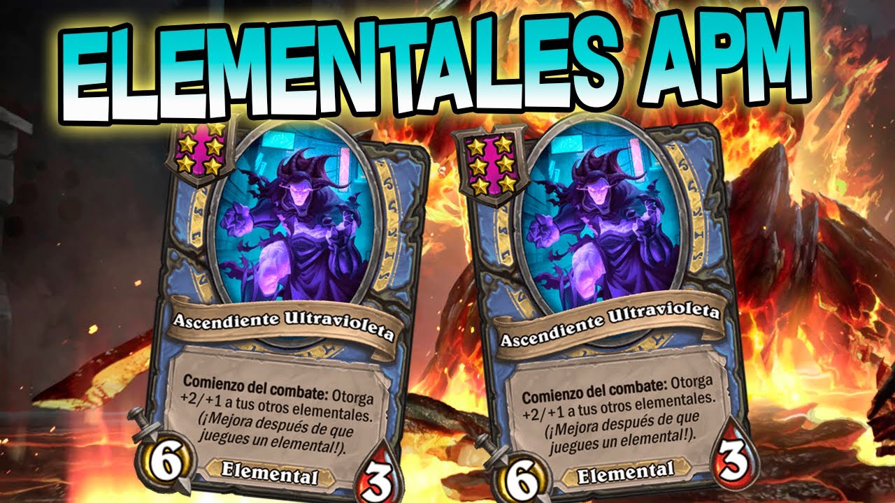 Combo Elementales APM Hearthstone campos de batalla battlegrounds en español