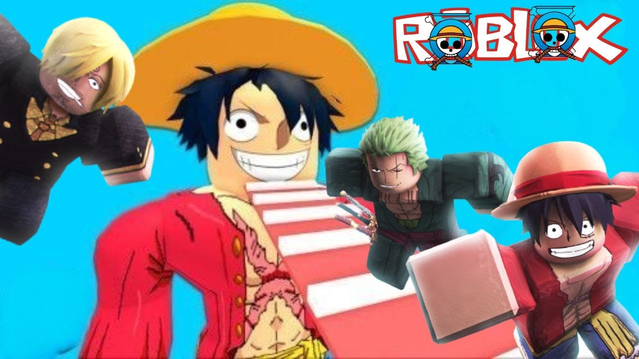 ROBLOX ONE PIECE MEGA PARKOUR OBBY GAMES 👒 ☠️ SOMOS LUFFY ZORO Y NAMI