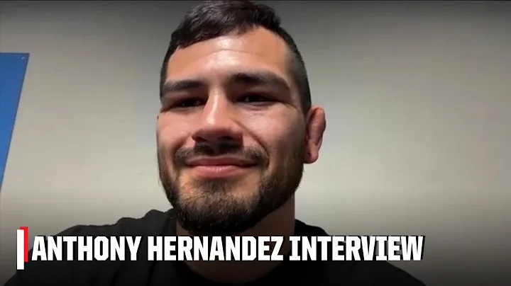Anthony Hernandez talks recently announced fight vs. Reinier de Ridder & his title hopes | ESPN MMA