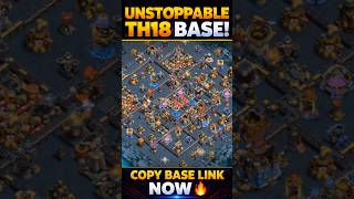 Th18 Best Base for CWL Ranked mode 🔥 Clashofclans 2026