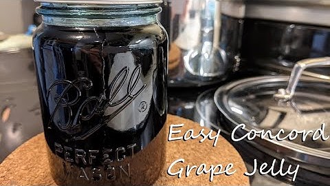 Fall Fruit Preserving | Easy Homemade Concord Grape Jelly Without Pectin!