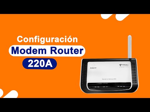 ⚙️#Configuracion de modem router 220A para #CANTV - #IdiomaChino🈴