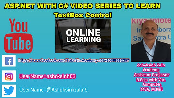 TextBox Control in ASP.NET with C#