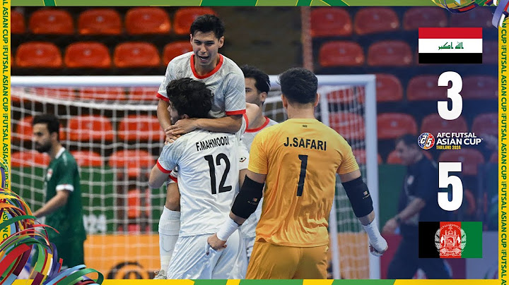 #ACFutsal2024 | Play-off 1 : Iraq 3 - 5 Afghanistan