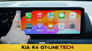 Media Screen in the Kia K4 GT Line // CarPlay, Android Auto, Nav, Reboot and more (2025-2026)