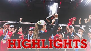 Huskers sweep No. 25 Penn State in front of Black Out crowd | Nebraska Volleyball Highlights