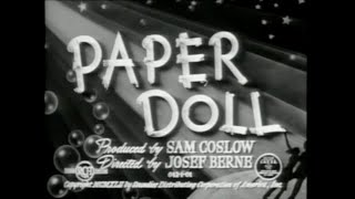 Soundie: Paper Doll (1942, The Mills Brothers, Dorothy Dandridge, Juanita Moore)