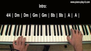 Amy Winehouse Back to Black Piano Tutorial chords