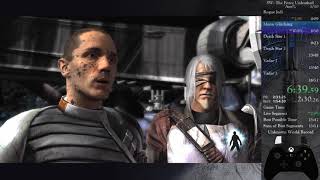 Star Wars: The Force Unleashed Any% Speedrun in 11:18 IGT (16:33 RTA)