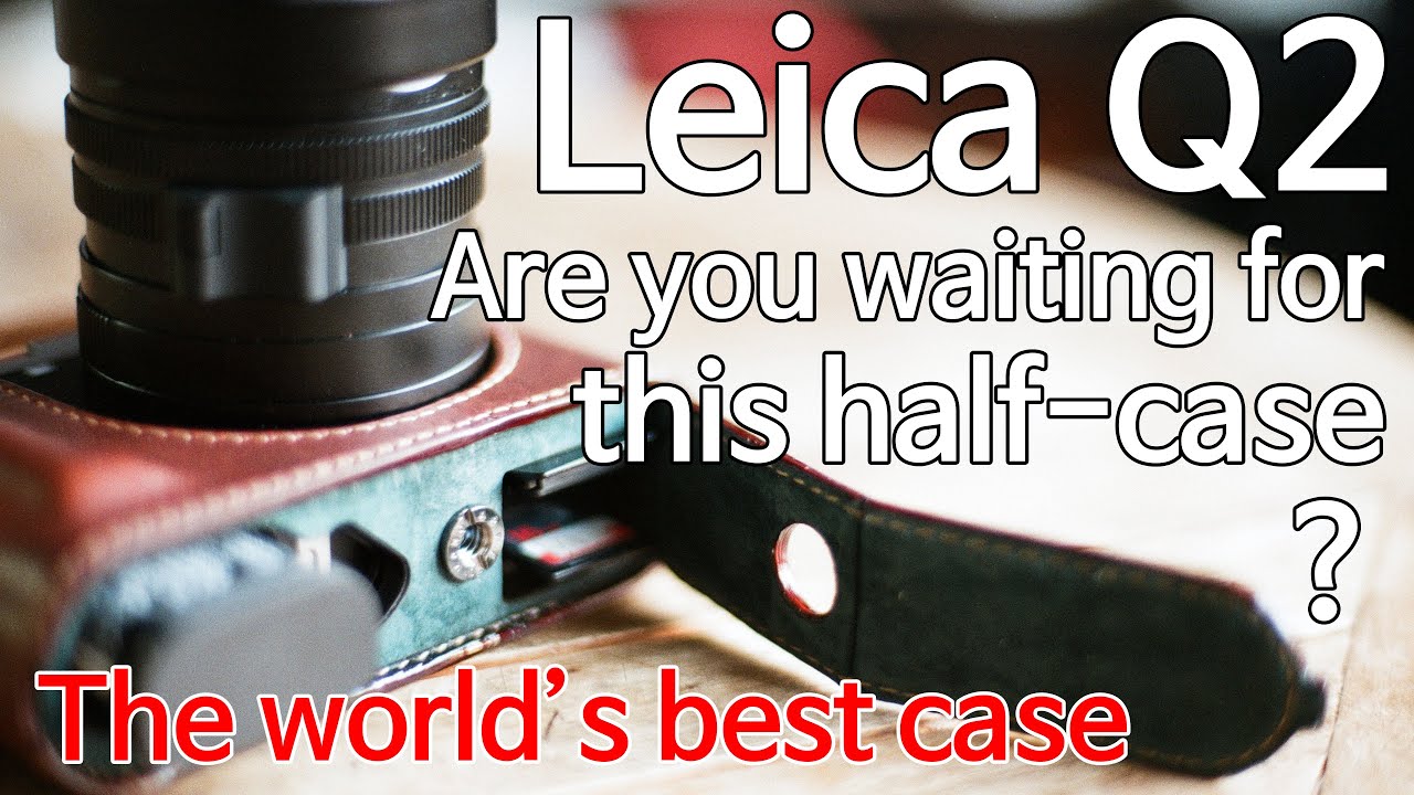 Arte di mano Demi-étui pour Leica Q2 / Batterie & Type de