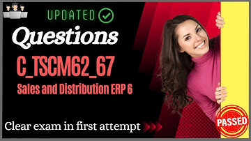 SAP C_TSCM62_67 Certification Questions and Study Material [Latest]