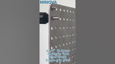 MINOVA Rivet Tool.( ø 1/4” (6.4 mm) Multigrip Type Blind Rivets Single-grip Rivet Rivets ) #minova