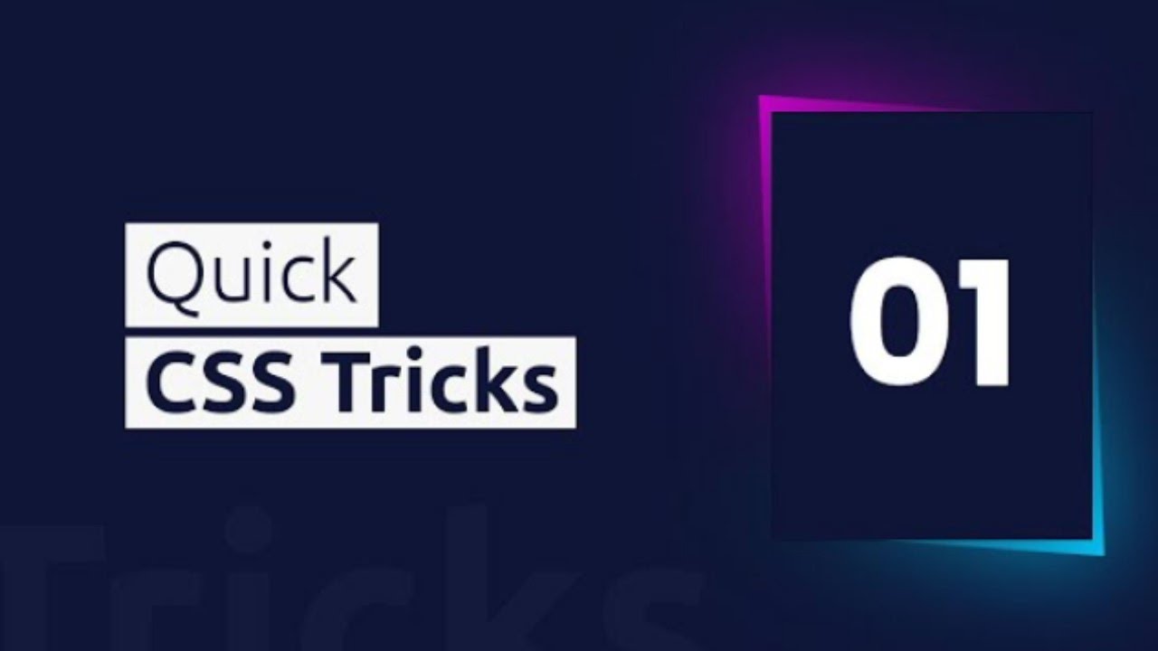 CSS Quick trick || with source code - YouTube