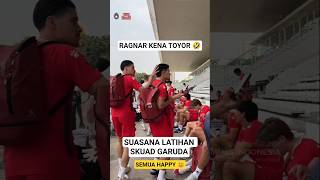Suasana Bahagia Latihan Skuad Garuda timnasindonesia