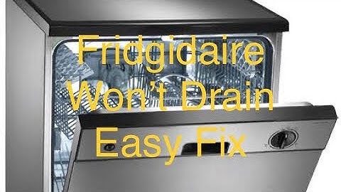✨ FRIGIDAIRE DISHWASHER WON’T DRAIN—EASY FIX ✨