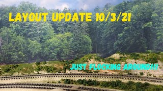Layout Update - Just Flocking Around! Adding Scenery by Giving the Ground Some Color