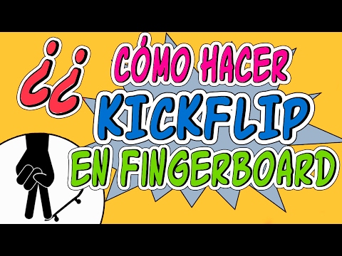 Video: Cómo Hacer Kickflip Con Un Dedo