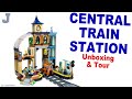LEGO City 2025 Central Train Station 60469 Unboxing, Tour, & Review