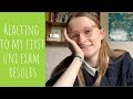 REACTING TO MY FIRST EXAM RESULTS AT UNIVERSITY 😬
