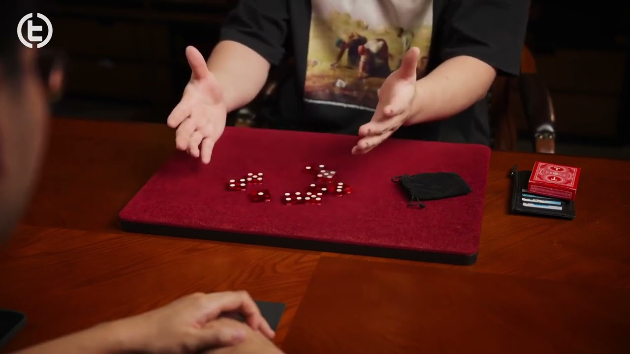 変わったダイス】Michael Breggar's Flat Dice (by TCC Magic)～3段階