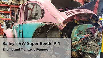 Engine Removal of a 1973 VW Bug