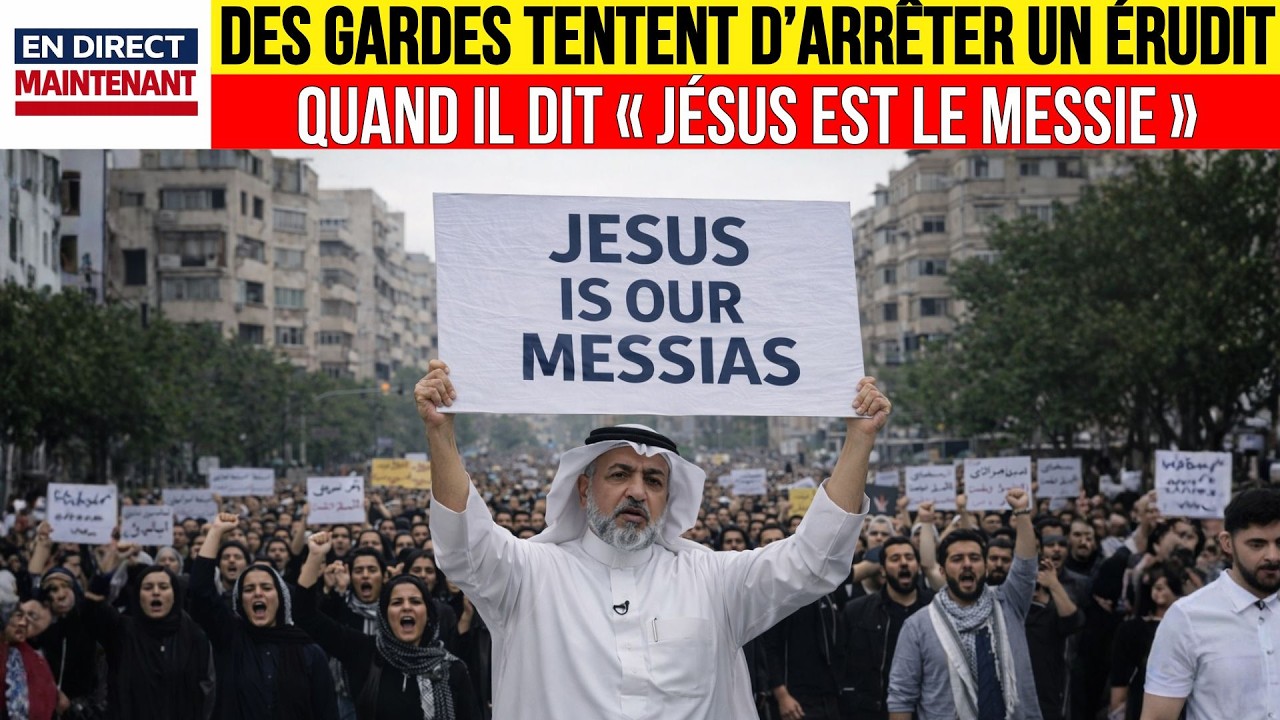 EN DIRECT à La Mecque : des gardes tentent d’arrêter un érudit quand il dit « JÉSUS est le Messie »
