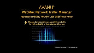 Application Delivery Network Load Balancing - Introduction to AVANU WebMux