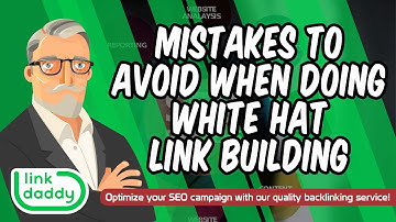 Mistakes to Avoid When Doing White Hat Link Building