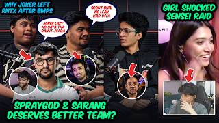 Scout Leaks HunterZ Buyout!😱 Why JOKER Left RNTX? Spraygod & Sarang Deserve More?🥺 Sensei Raid GIRL🥰