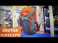 стенд фирмы DEUTER рюкзаки Attack, Bike I, XV 1, XV 2, XV 3, Walker, Speed Lite (BIKE EXPO 2018)