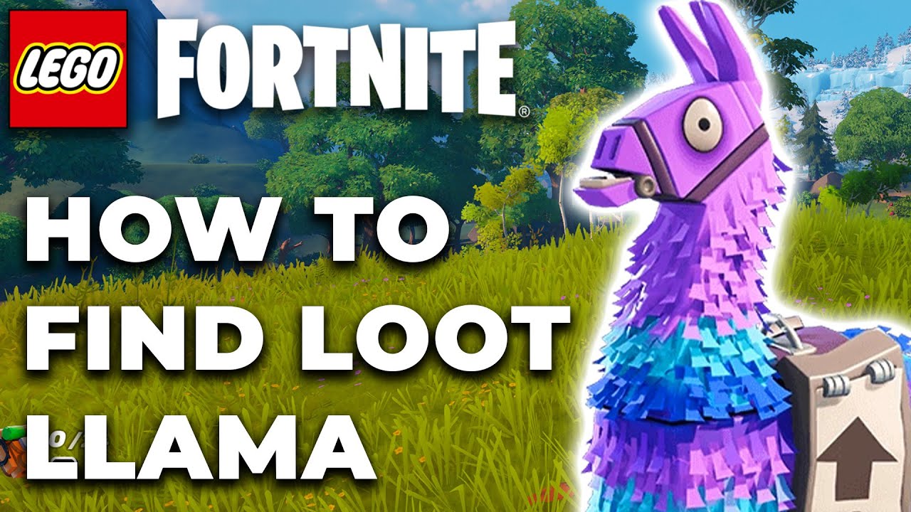 How To Find Loot Llamas In LEGO Fortnite (Best Way) YouTube