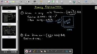 5 Example Representation of Memory
