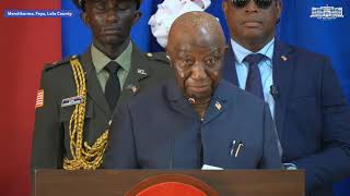 President Boakai breaks ground for the construction of 86km road network