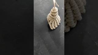 DIY macrame shell | #macrame #artoftheday #handmade #shortsvideo #shorts