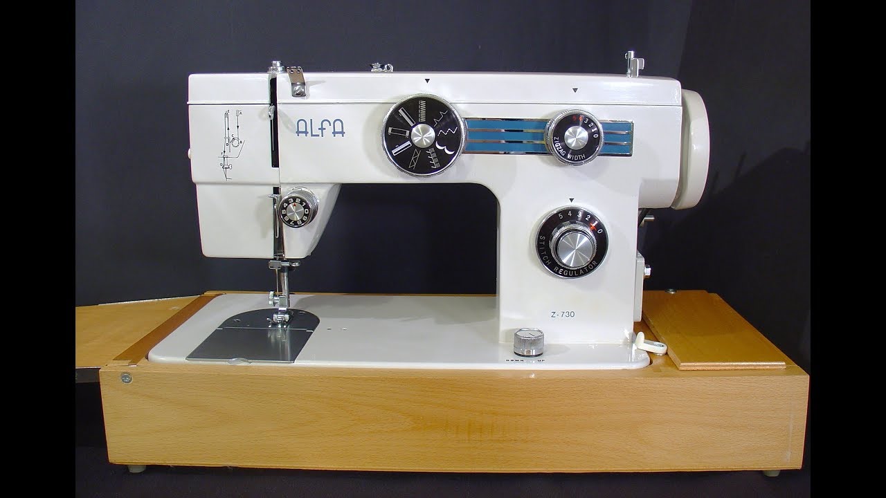 Alfa Z730 sewing machine + instructions YouTube