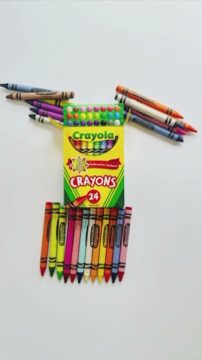 24 Crayola crayons 🖍️