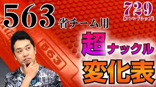 【省チーム563 729】中国変化系表ソフトの『超』定番!省チーム用で高品質【卓球知恵袋】