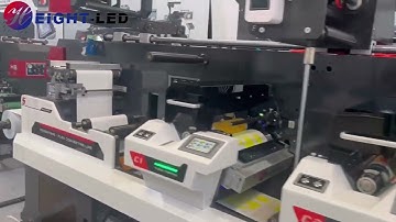 K-PRINT 2025 | HS Inline Flexo Press Equipped with UV LED Curing System | Height-LED
