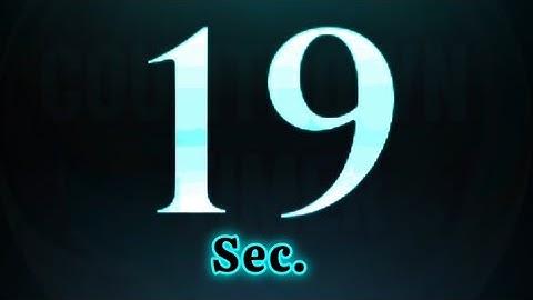 19 Seconds Timer with ticking Sound effects🎶 #shortvideo #video #countdown ⏰️