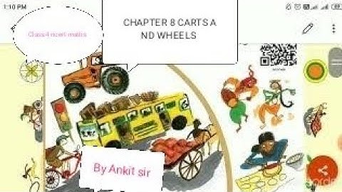 Ncert class 4 maths chapter 8 solution || Carts and Wheels ||