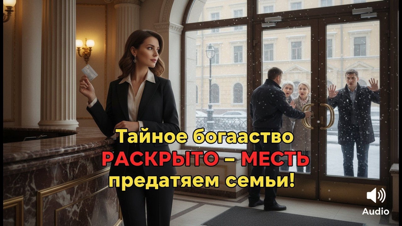 МУЖ ВЫГНАЛ ЕЁ КАК НИЩУЮ, НО В БАНКЕ ВСКРЫЛОСЬ ТАЙНОЕ БОГАТСТВО, РУХНУЛ ИХ МИР