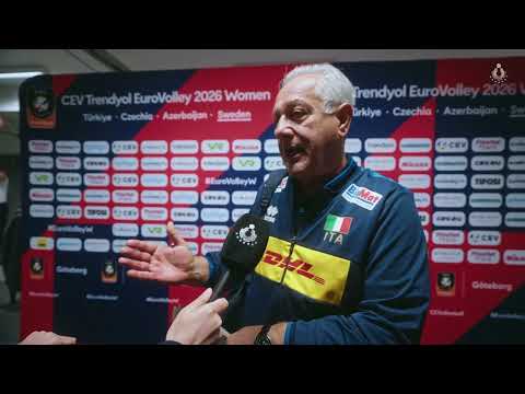 Video Europei Femminili: il CT Julio Velasco dopo Italia-Francia 3-1