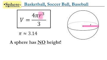 8-4 Volume of a Sphere Video Notes