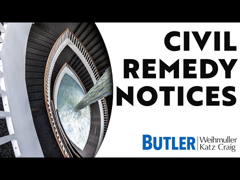 Butler's Thursday Tips #7 | Civil Remedy Notices