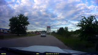 ran stop sign near miss 20220914