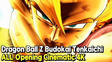 Dragon Ball Z: Budokai Tenkaichi All Openings Intros 4K Remastered (4k) ドラゴンボールZ Sparking!